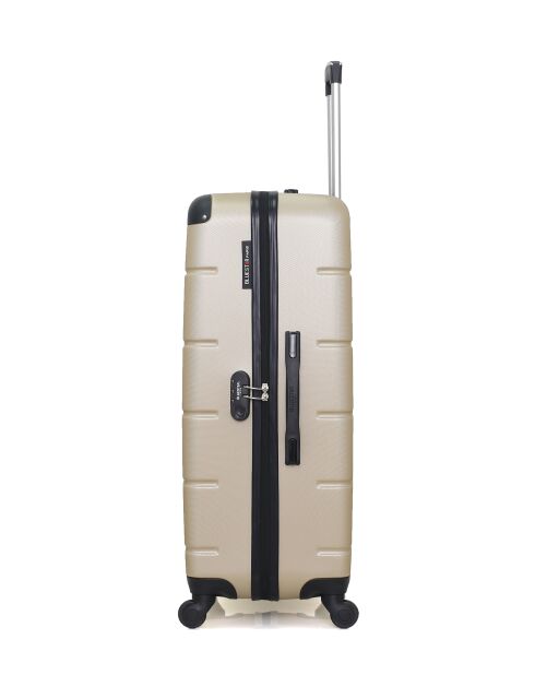 Pack de 3 maletas grandes para fin de semana y cabina L/M/XXS Ottawa 75 cm/46 cm/65 cm, color beige