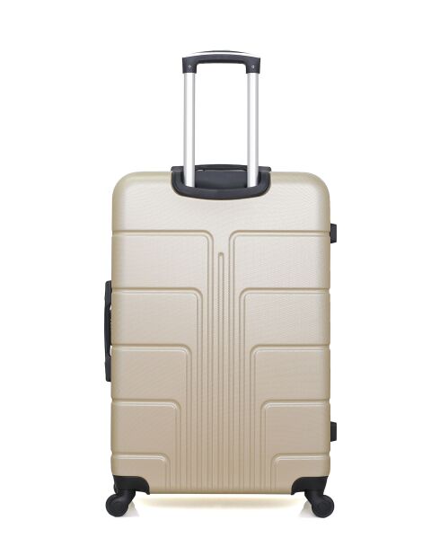 Pack de 3 maletas grandes para fin de semana y cabina L/M/XXS Ottawa 75 cm/46 cm/65 cm, color beige