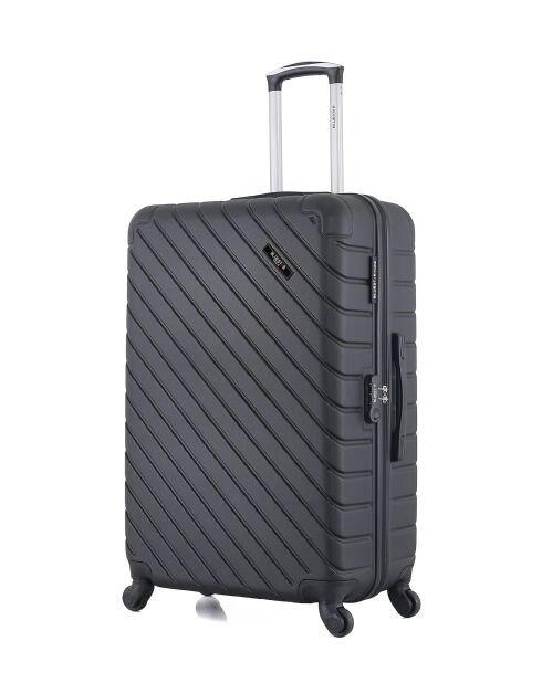 Set mit 2 großen und Wochenendkoffern L/M Cite 75cm/65cm schwarz