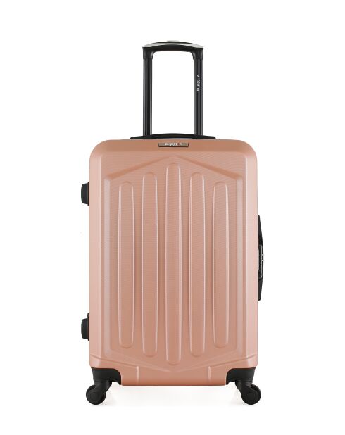 Valise Weekend Moyen Séjour Hagen 65 cm rose doré