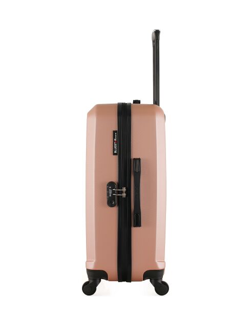 Valise Weekend Moyen Séjour Hagen 65 cm rose doré