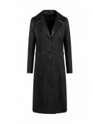 Cappotto in pelle Panthea nera