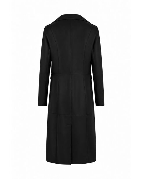 Cappotto in pelle Panthea nera