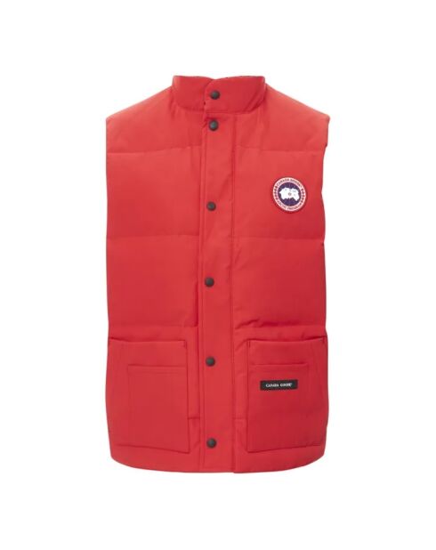 Rote ärmellose Freestyle-Jacke