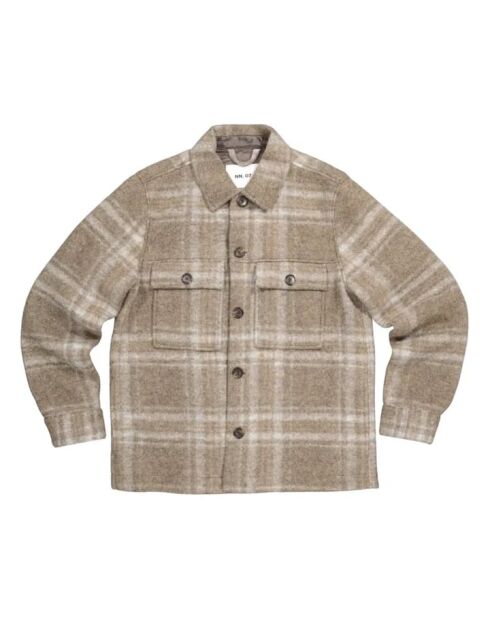 Giacca Wilas 8267 in lana scozzese cammello