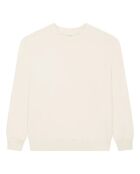 Sweatshirt aus Bio-Fleece und Baumwolle mit Rundhalsausschnitt