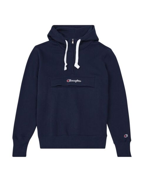 Felpa con cappuccio blu scuro