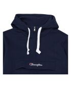 Felpa con cappuccio blu scuro