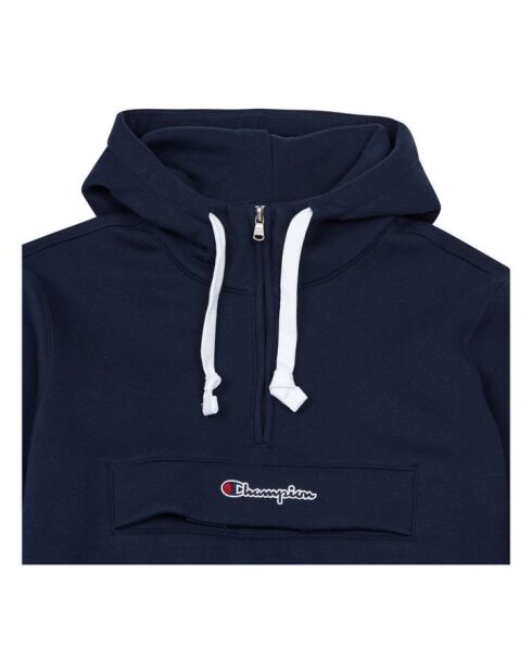 Felpa con cappuccio blu scuro