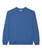 Felpa girocollo in cotone Organic Fleece blu azzurro