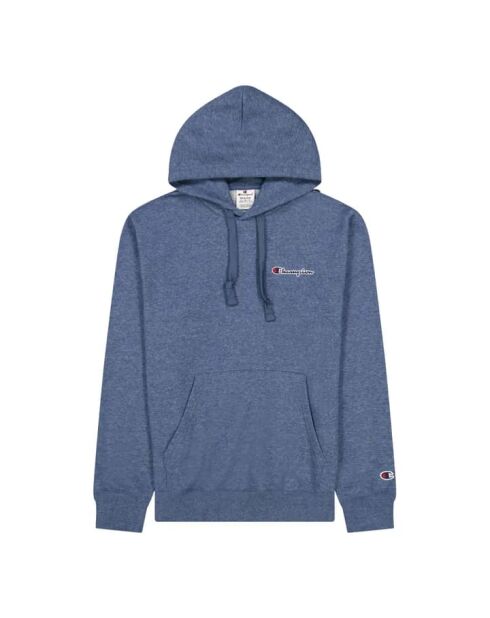 Felpa in cotone blu Heather