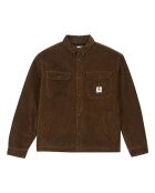 Camicia in cotone marrone a manica lunga Mappleville