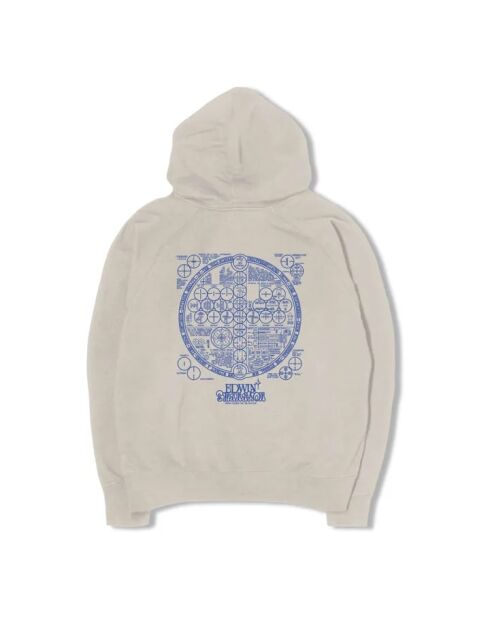 Felpa in cotone Emanation grigio chiaro