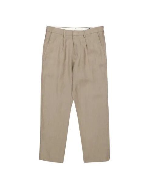 1196 grüne Chino Bill Leinenhose