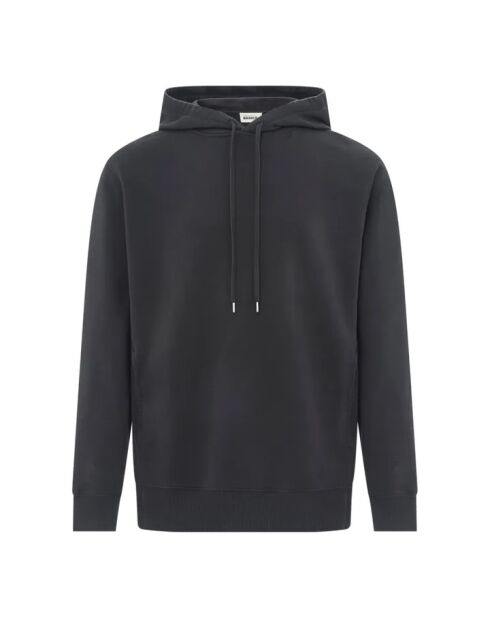 Hoodie en coton bio noir