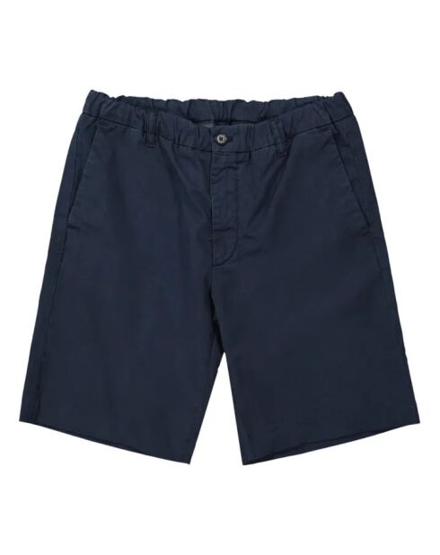 Pantaloncini Theodor 1040 blu marino in cotone biologico