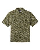 Camicia Chris in cotone verde kaki