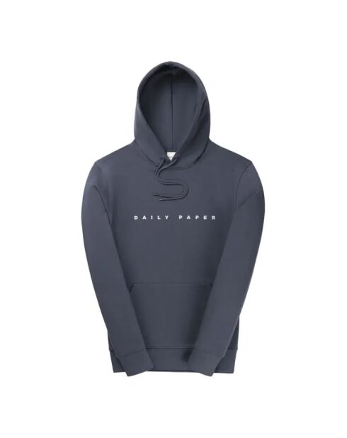Blauer schwarzer Kapuzenpullover Alias aus Baumwolle