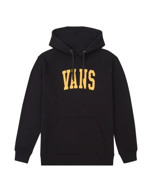 Felpa Varsity nera in cotone