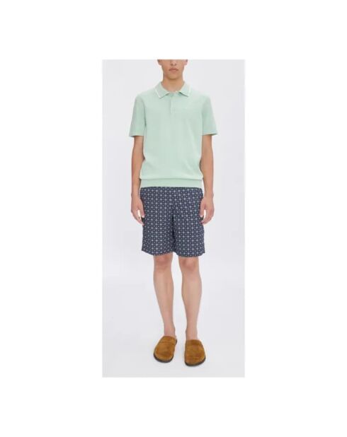 Short en coton Vincento bleu marine