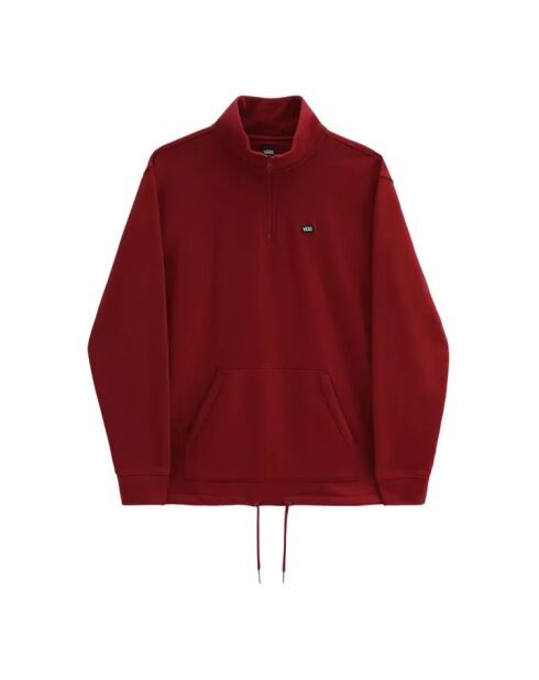 Felpa bordeaux con zip