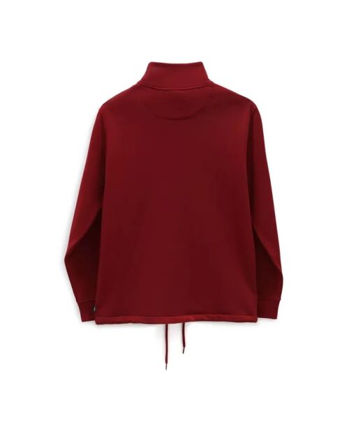 Felpa bordeaux con zip