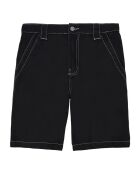 Schwarze Foreman Baumwollshorts