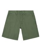 Short en coton Chino John vert foncé