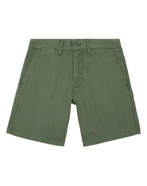Short en coton Chino John vert foncé