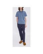Joaquin marineblaue elastische Baumwollhose