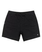 Short en coton noir
