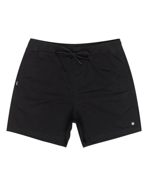 Short en coton noir