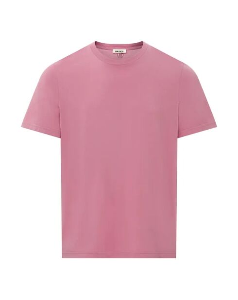 Camiseta rosa vieja de algodón orgánico
