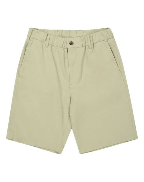 Pantaloncini Theodor 1040 in cotone biologico verde chiaro