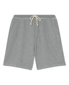 Short en coton Gupcity gris chiné