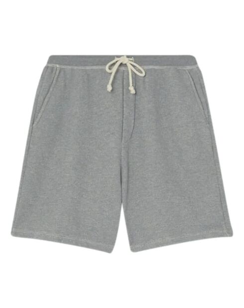 Gupcity melierte graue Baumwollshorts