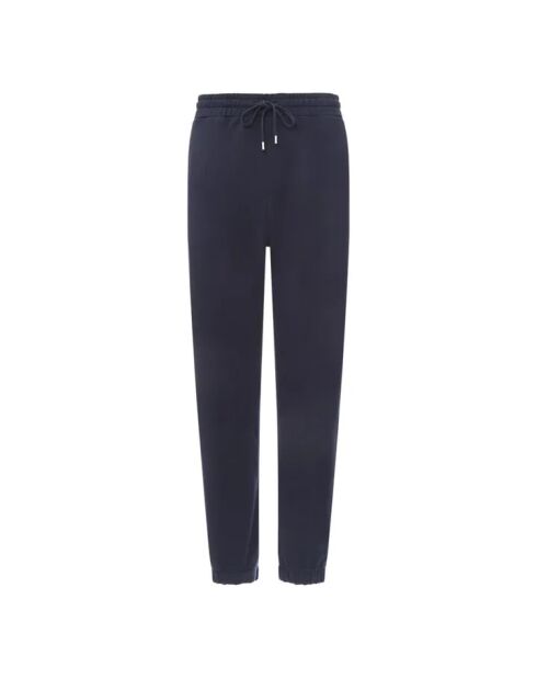 Jogger en coton bio bleu marine