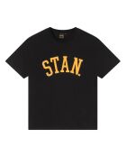 Stan Serif schwarzes Baumwoll-T-Shirt