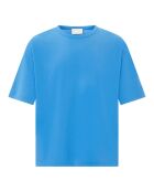 T-shirt oversize blu in cotone biologico