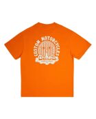 Orangefarbenes T-Shirt aus UV-Baumwolle
