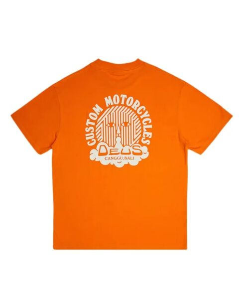 Orangefarbenes T-Shirt aus UV-Baumwolle