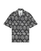 Chemisette en coton imprimée Ole 5210 noire