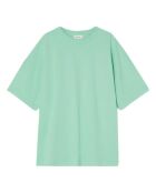 Fizvalley mintgroen katoenen t-shirt