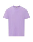 T-shirt in cotone biologico color lavanda