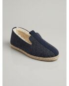 Wolle Neo charentaises in Marineblau/Marineblau