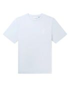 Himmelblaues Circle-Baumwoll-T-Shirt