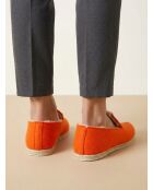 Wolle Neo charentaises in Orange/Ecru