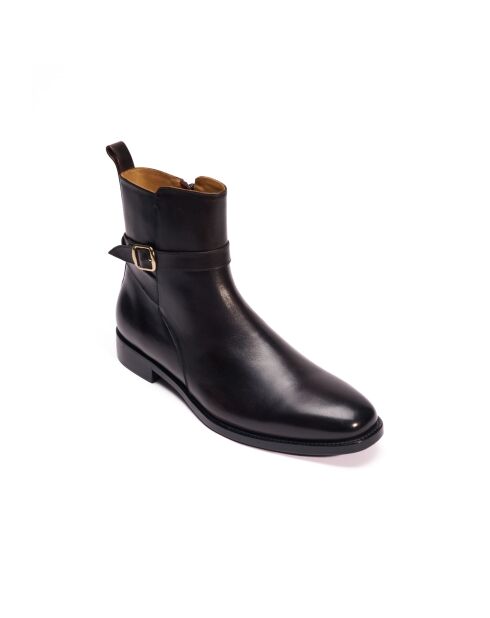 Stivali Jodhpur in pelle marrone scuro