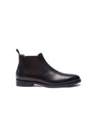 Chelsea-Stiefel aus dunkelbraunem Leder