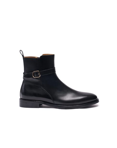 Stivali Jodhpur in pelle nera